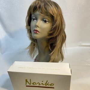 Noriko Wig Model 1620 Violet in Pecan Brown